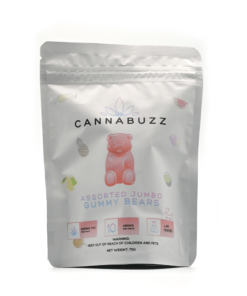 1000mg – CannaBuzz Assorted Jumbo Gummy Bears